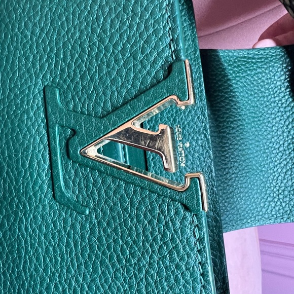 Louis Vuitton Green Python Mini Capucine Bag - Picture 5 of 5